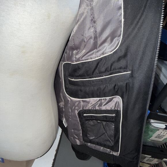 Size L - Women’s Calvin Klein Jacket Black Coat Nylon RN#54163 - Picture 10 of 16